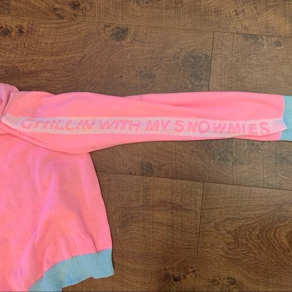 ”chillin with my snowmies”sweater women Sz Medium Christmas winter - Picture 3 of 5